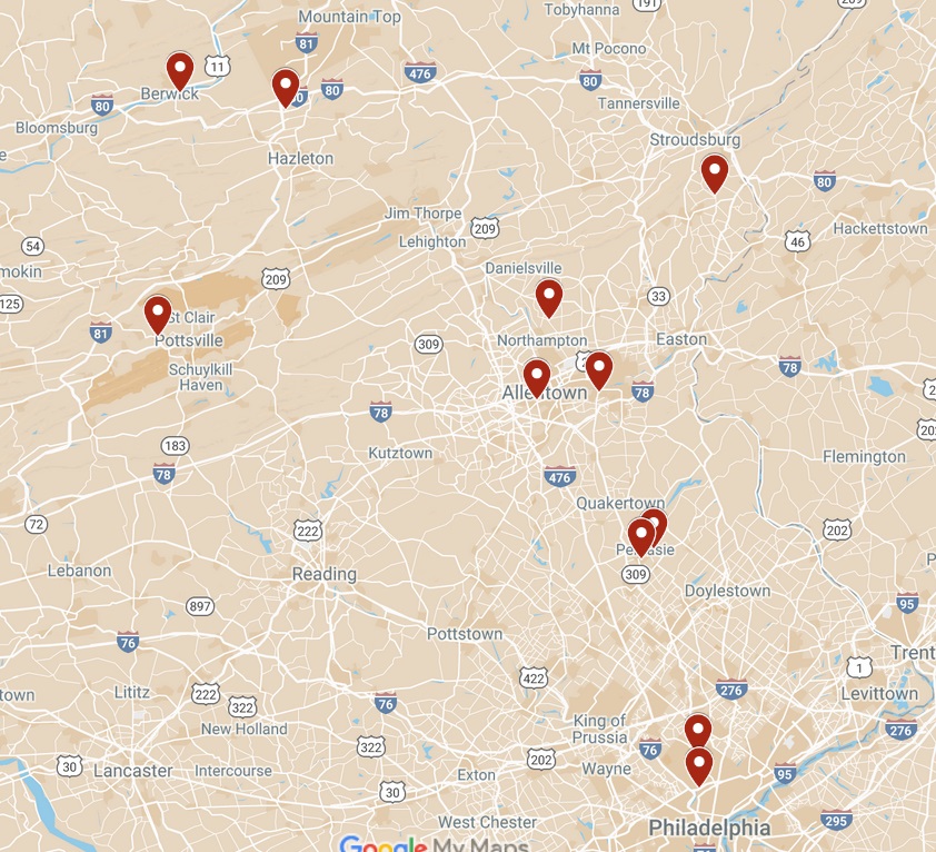Cross Map without lines